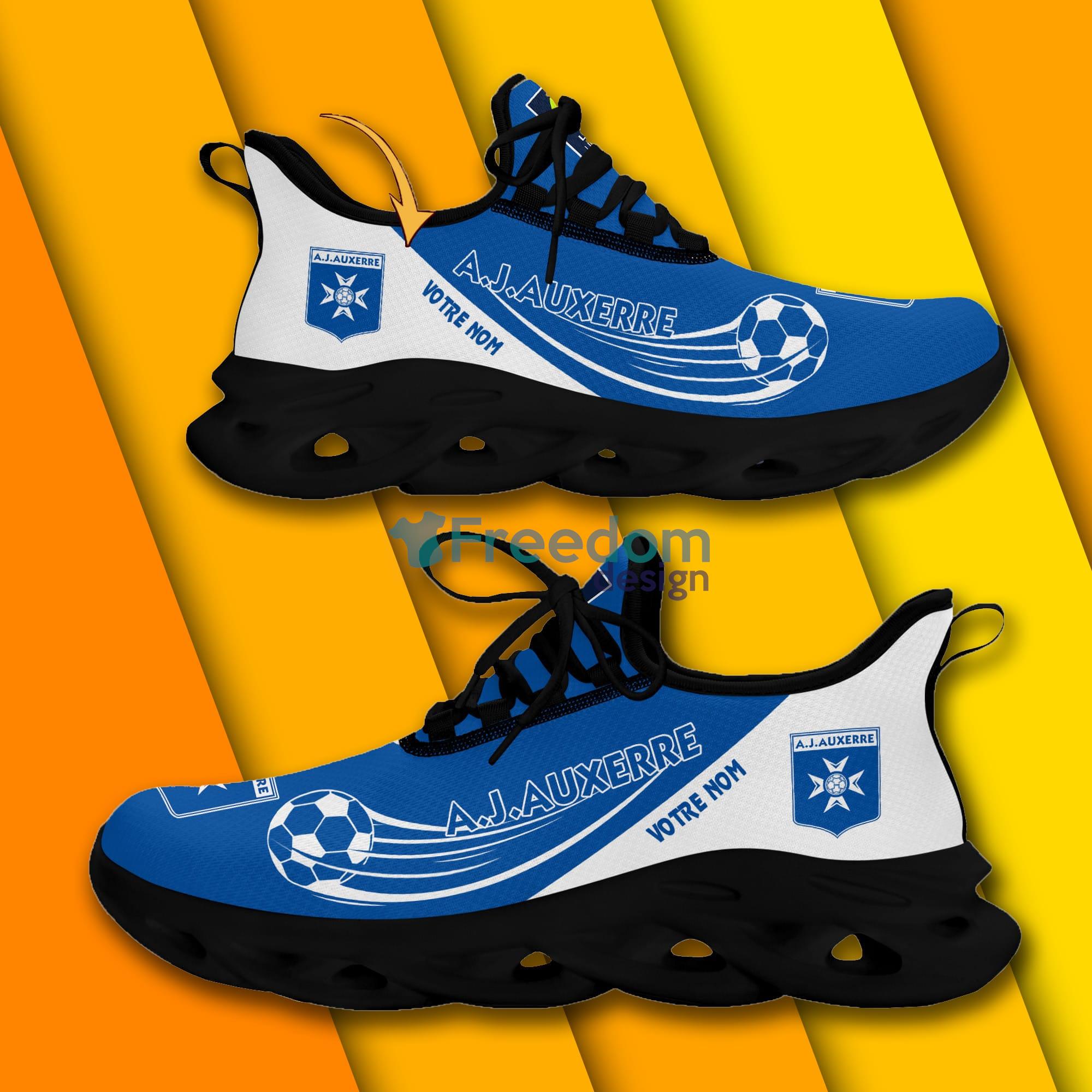 AJ Auxerre Sport Shoes Ligue 1 And Ligue 2 Custom Name Max Soul Sneakers - AJ Auxerre_6 AJ Auxerre Sport Shoes Ligue 1 And Ligue 2 Custom Name Max Soul Sneakers - AJ Auxerre_6