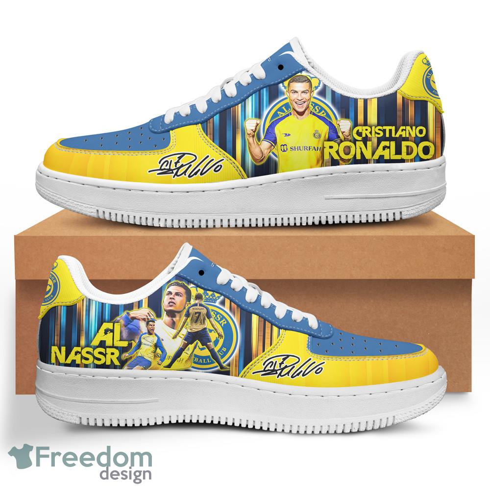 Al Nassr Cristiano Ronaldo Air Force Shoes For Men Women Product Photo 1