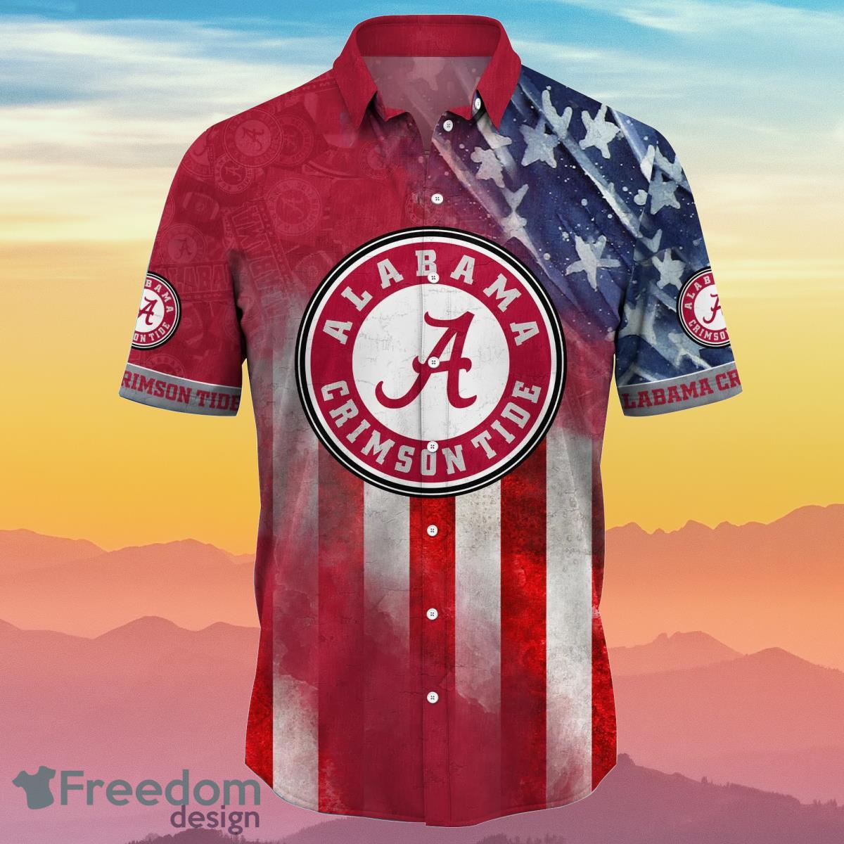 Alabama Crimson Tide NCAA1 Hawaiian Shirt Independence Day Best Gift For Happy Day Product Photo 2