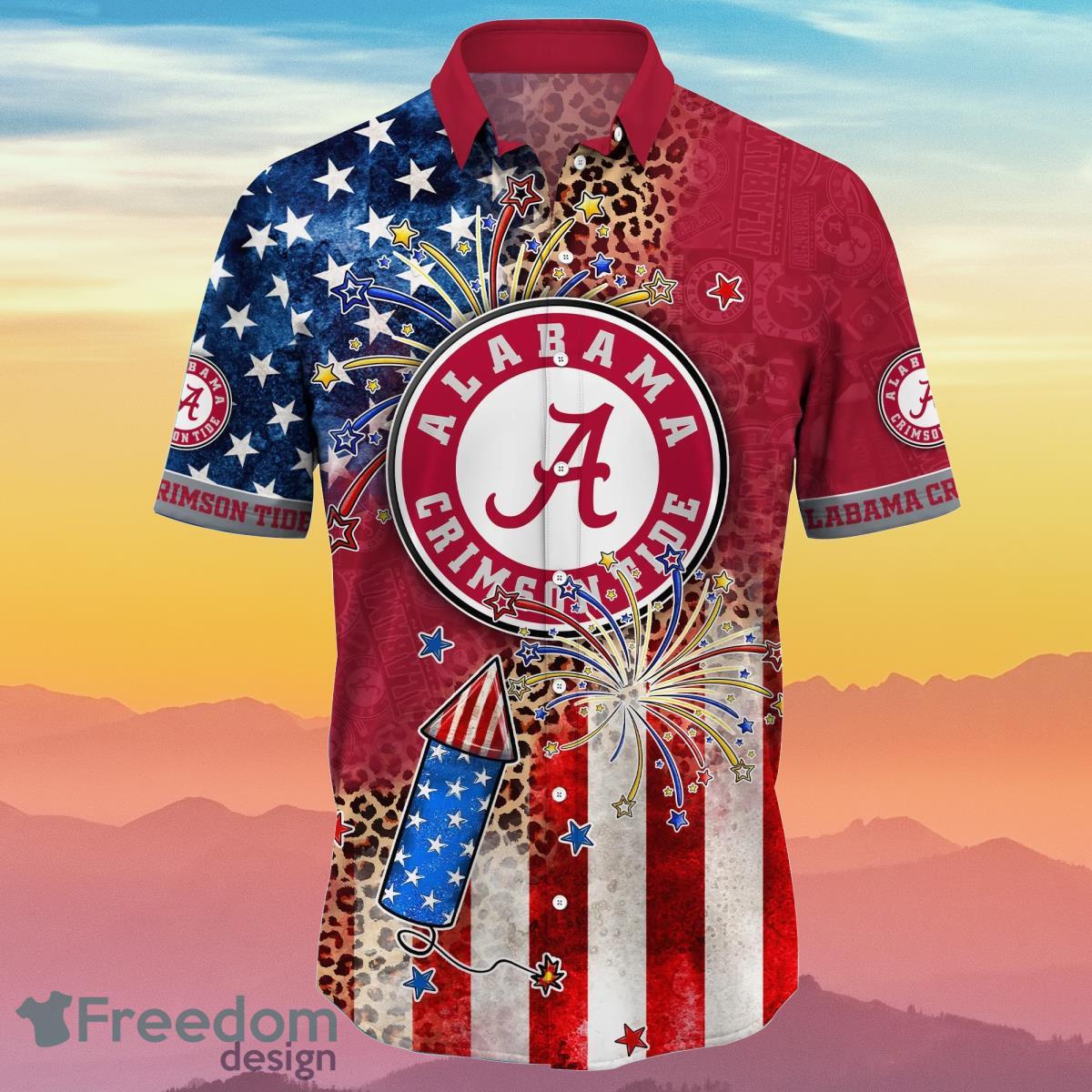 Alabama Crimson Tide NCAA1 Hawaiian Shirt Independence Day Special Gift For Men And Women Fans Product Photo 2