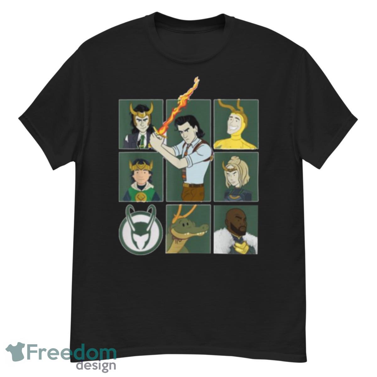 Alligator Character Grid Loki Tom Hiddleston Marvel Shirt - G500 Men’s Classic T-Shirt