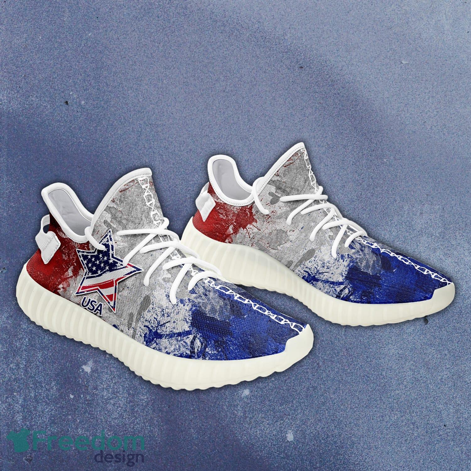 America Flag Yeezy Sneakers Sport Shoes Style 12 Gift For Men And Women - Customize America Flag Full Print New Yeezy Sneakers Men Women Sport Shoes YZ190901106_5 America Flag Yeezy Sneakers Sport Shoes Style 12 Gift For Men And Women - Customize America Flag Full Print New Yeezy Sneakers Men Women Sport Shoes YZ190901106_5