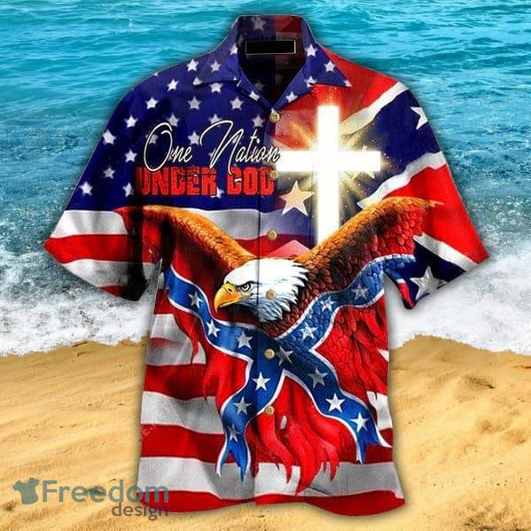 America One Nation Under God Patriotism Hawaiian Shirt For Men And Women - America One Nation Under God Patriotism - Hawaiian Shirt - Owl Ohh_1 America One Nation Under God Patriotism Hawaiian Shirt For Men And Women - America One Nation Under God Patriotism - Hawaiian Shirt - Owl Ohh_1