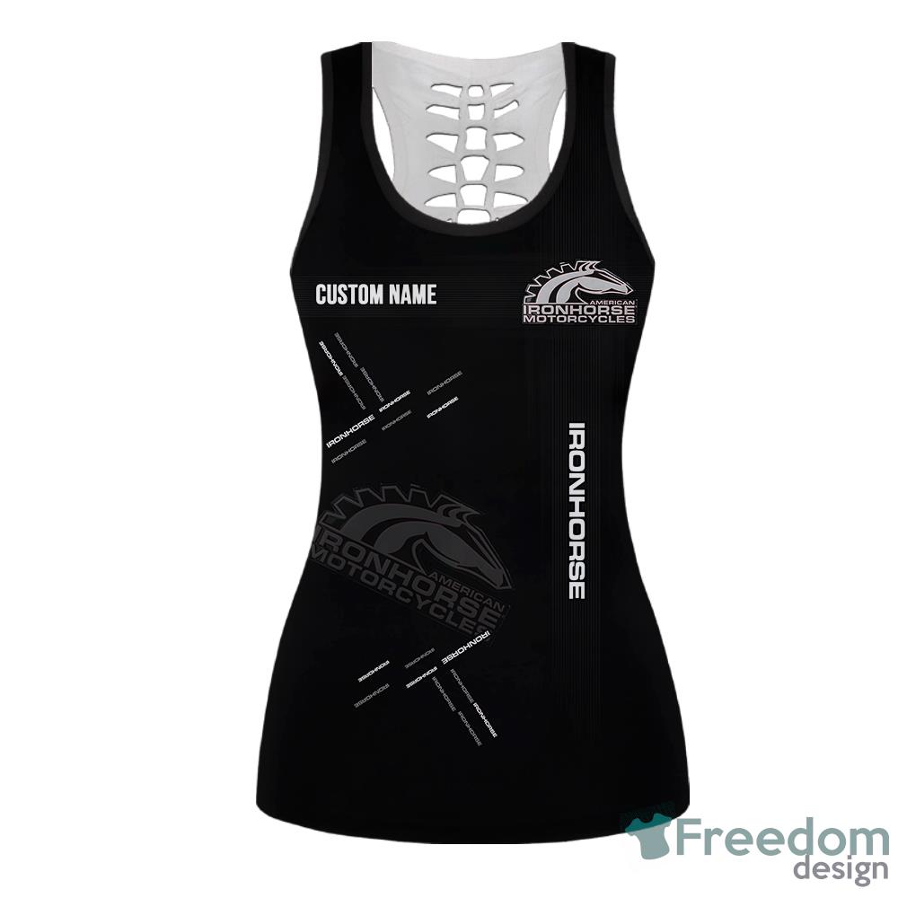 American IronHorse AS 3D Full Printing Custom Name Leggings And Hollow Tank - American IronHorse AS 3D Hollow tank Leggings Full Printing Custom Name_15