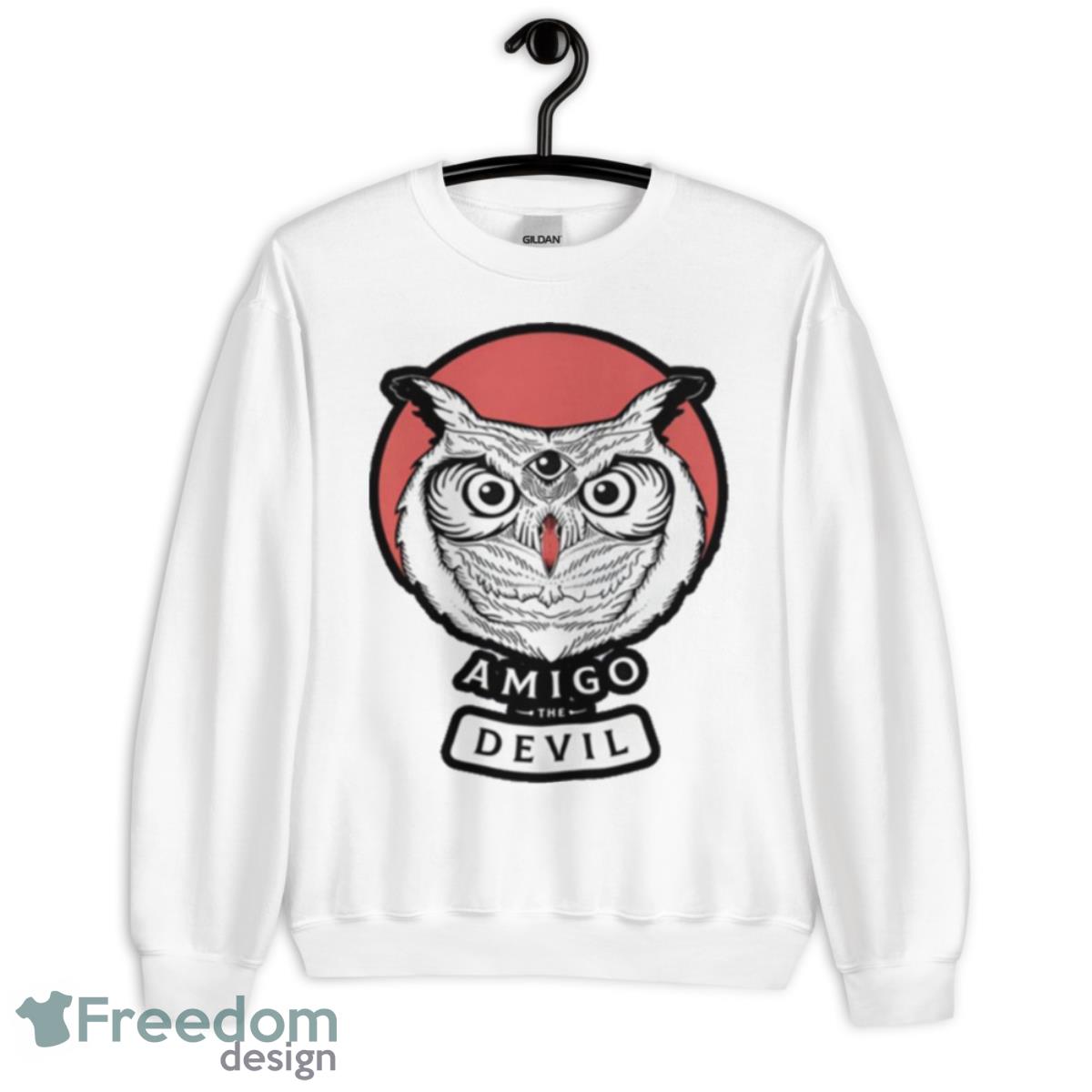 Amigo Devil 3×3 Eyes Shirt - Unisex Heavy Blend Crewneck Sweatshirt