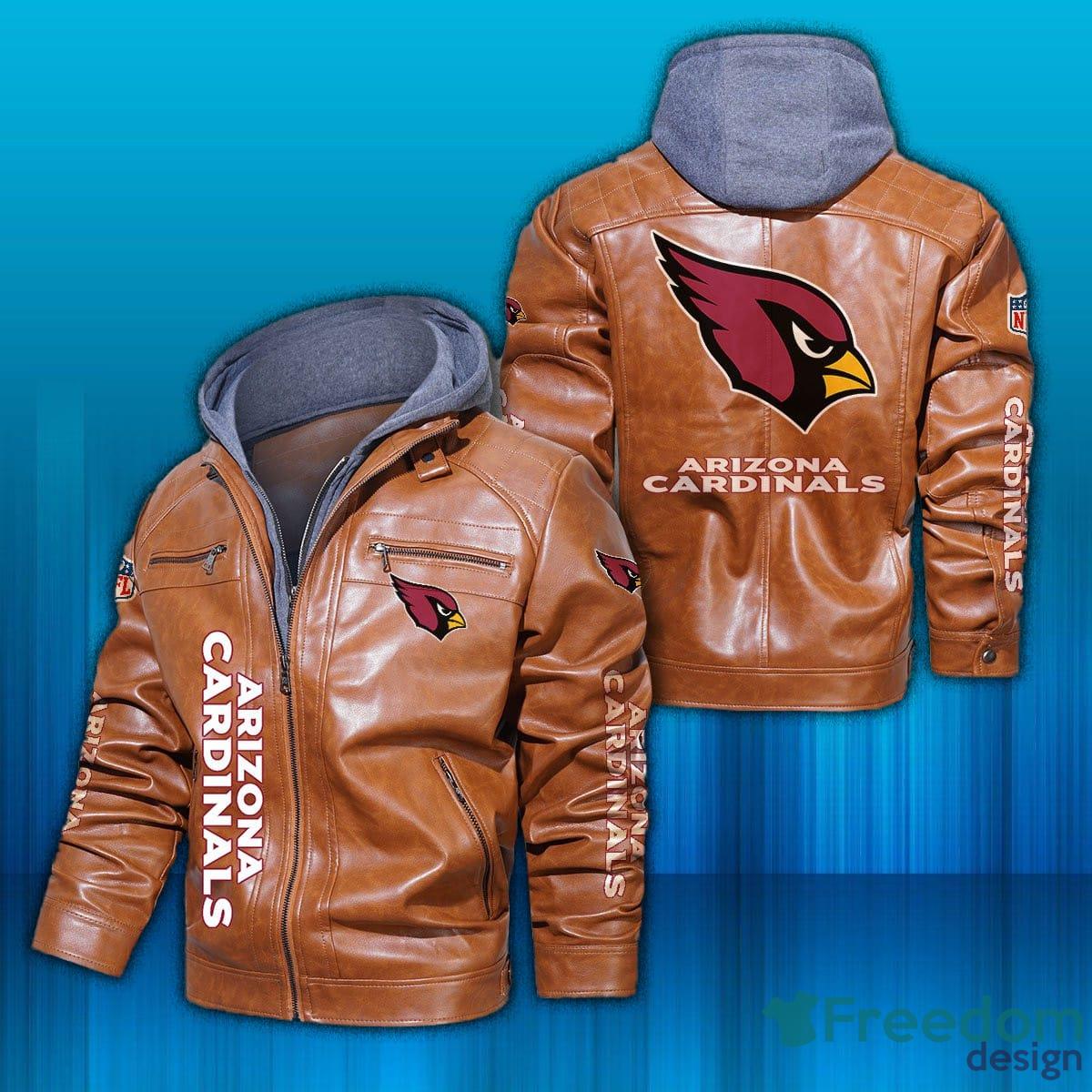 NFL Arizona Cardinals 2D Leather Jacket Men And Women For Fans -  Freedomdesign