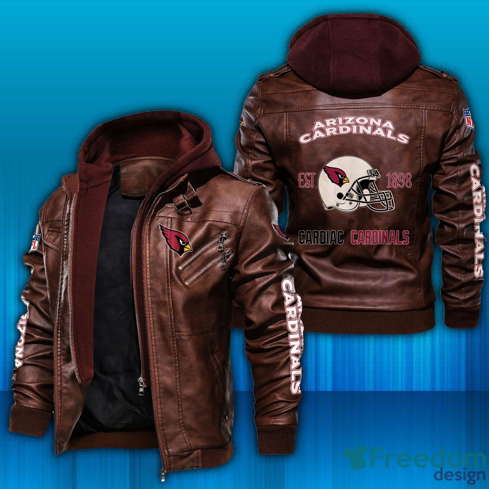Arizona Cardinals NFL Fans News Leather Jacket For Men And Women - Arizona Cardinals WINC1626 Leather Jacket_2