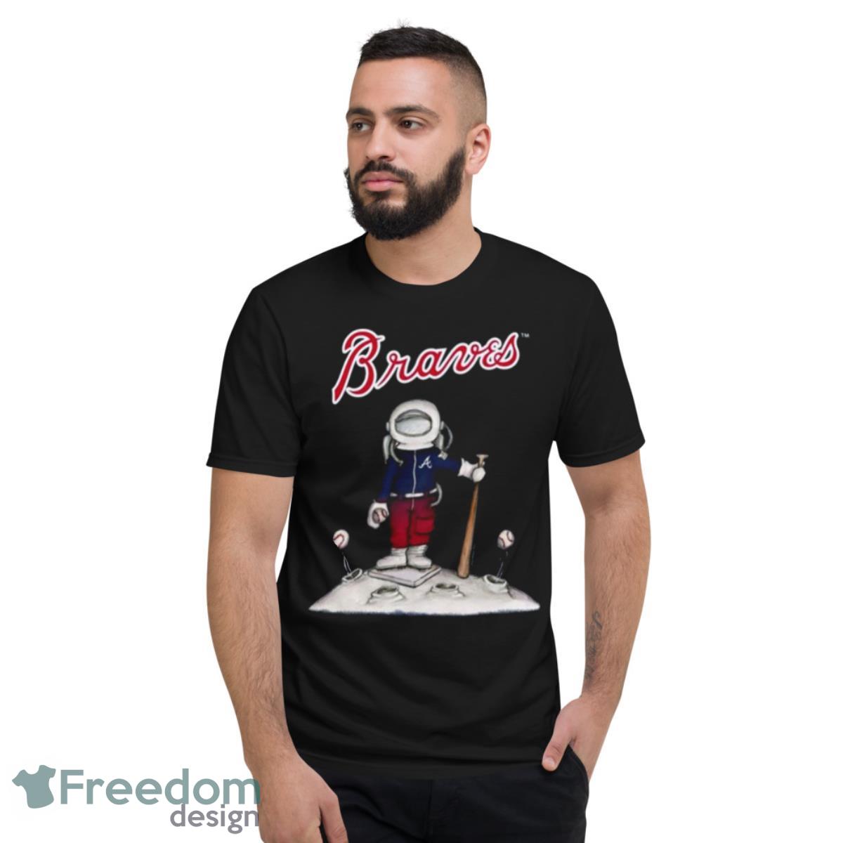 Atlanta Braves Astronaut Shirt - Short Sleeve T-Shirt