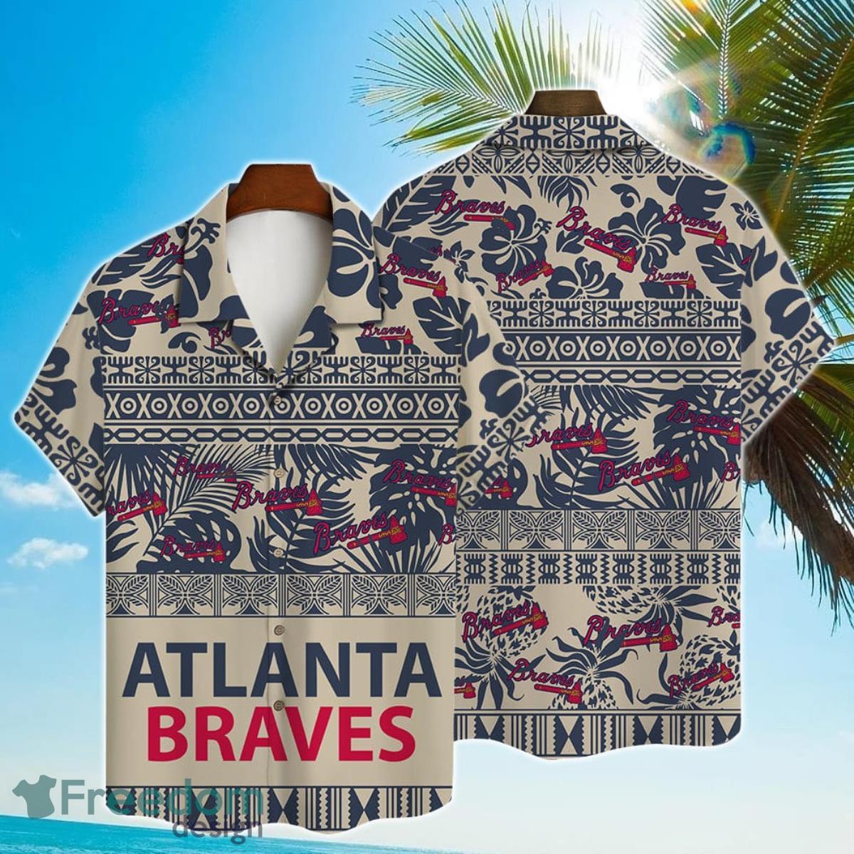 Mlb Atlanta Braves Hawaiian Shirt Summer Button Up - Hot Sale 2023
