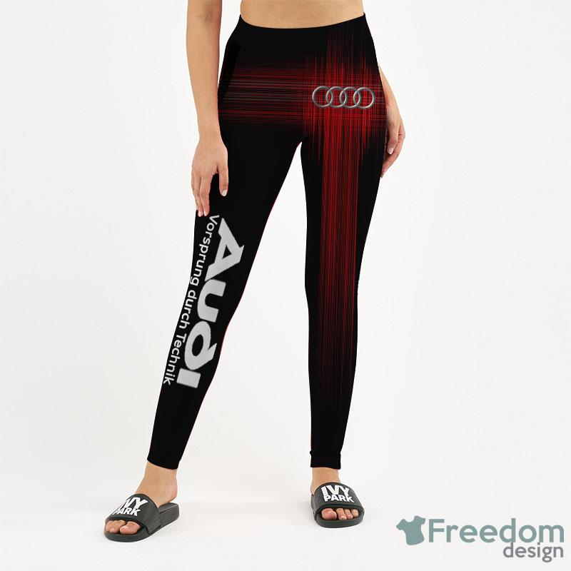Audi Skull 3D Full Printing Custom Name Leggings And Hollow Tank - Audi Skull 3D Hollow tank Leggings Full Printing Custom Name Best Style 9