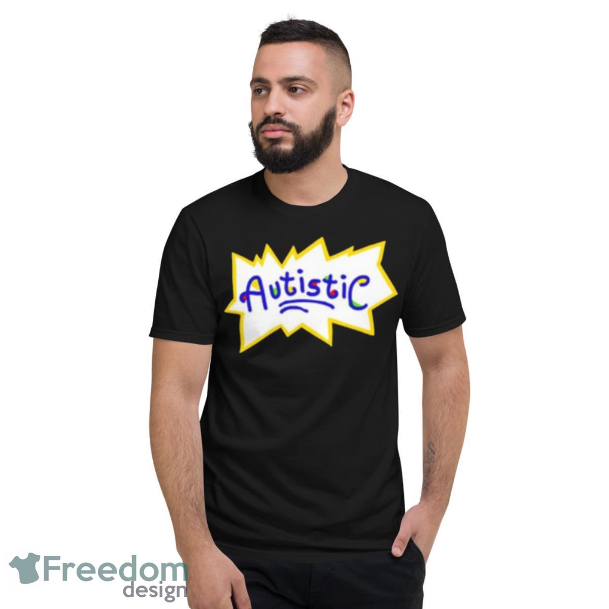 Autistic Rugrats Logo Parody Shirt - Short Sleeve T-Shirt