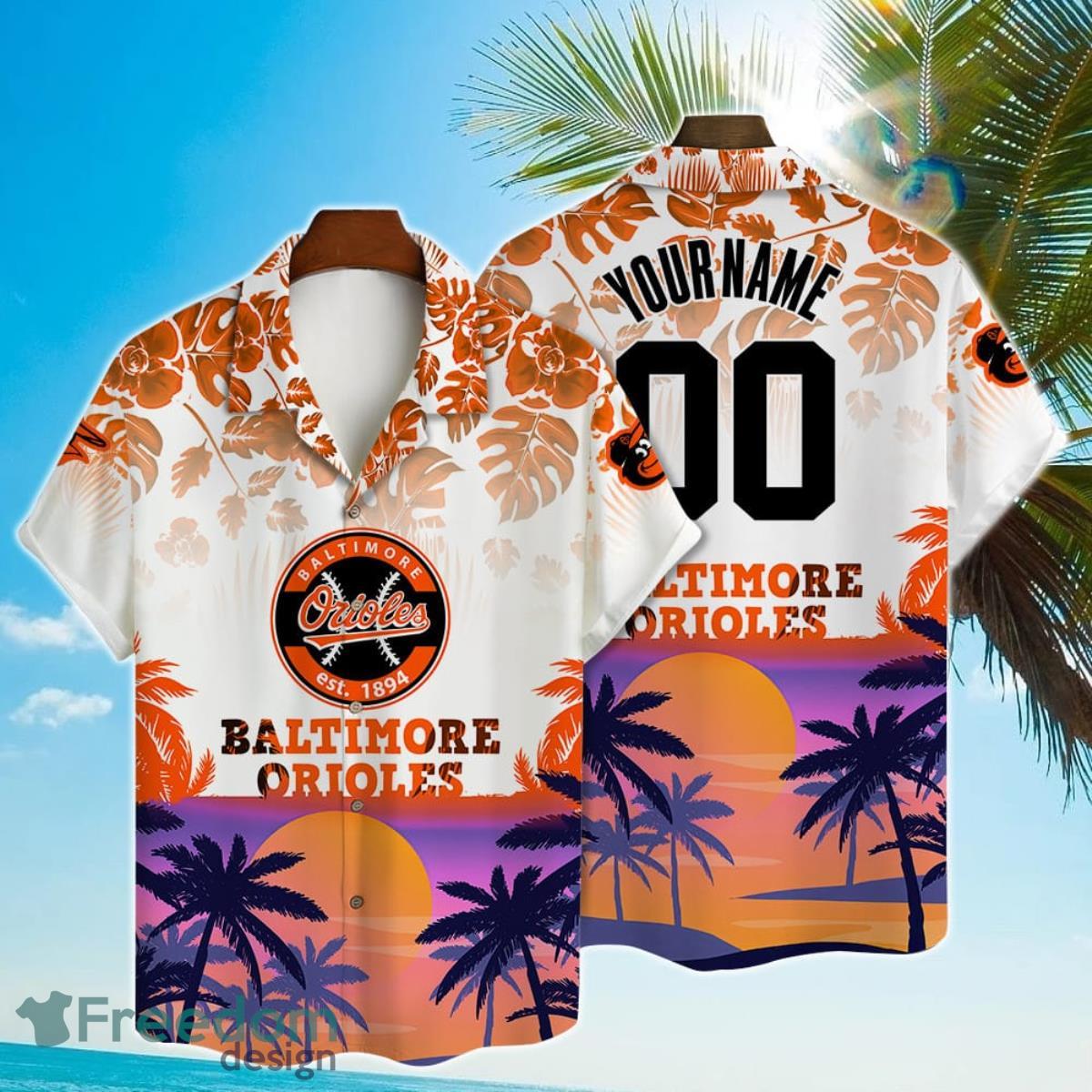 MLB Baltimore Orioles League Baseball 3D Print Hawaiian Shirt For Men Women