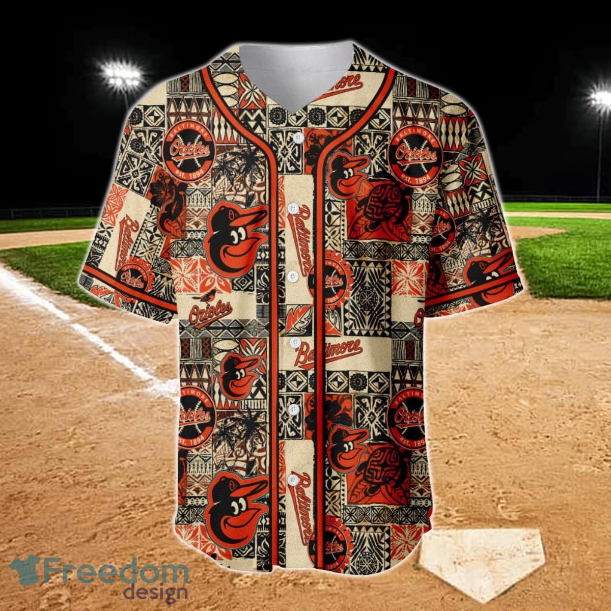 Baltimore Orioles Major League Baseball AOP Baseball Jersey Product Photo 2