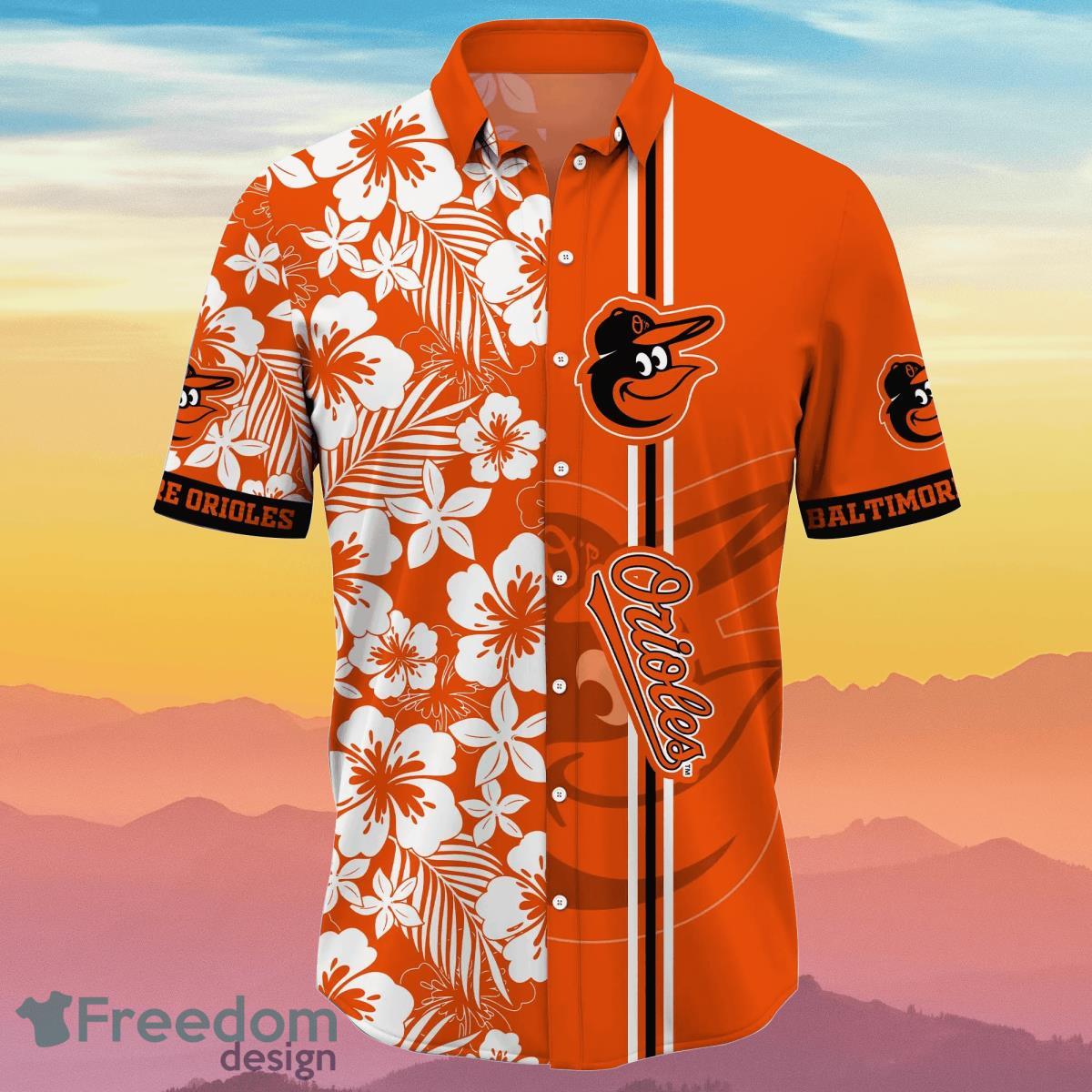 Hawaiian Shirt Baltimore Orioles Orange Pattern Best Hawaiian Shirts