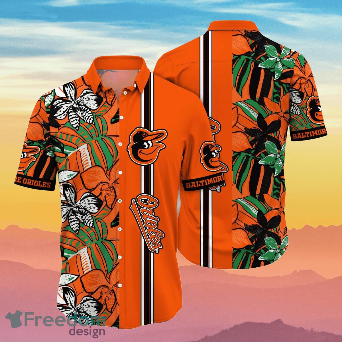 MLB Baltimore Orioles Logo Hawaii Baseball Jersey Shirt For Fans -  Freedomdesign