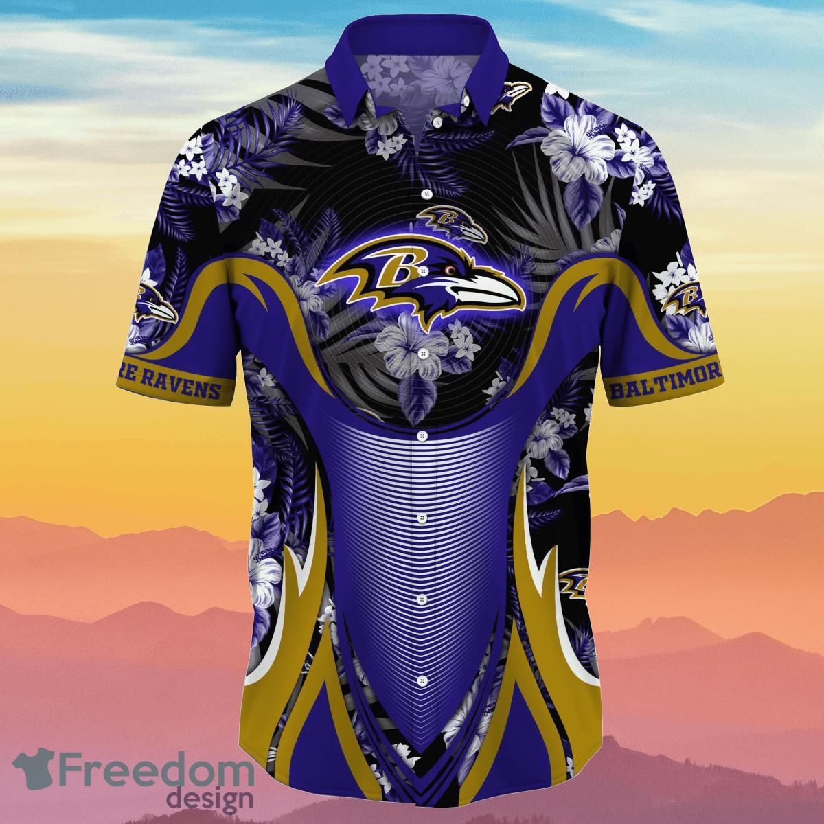 Baltimore Ravens Women Shirts Dress Button Down Blouse Summer