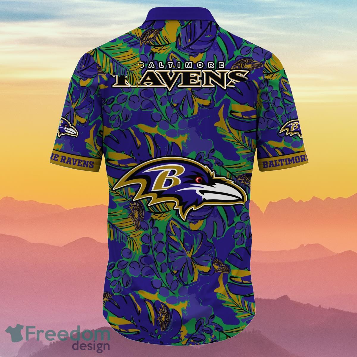 Baltimore Ravens NFL Flower Hawaiian Shirt Impressive Gift For Fans -  Freedomdesign