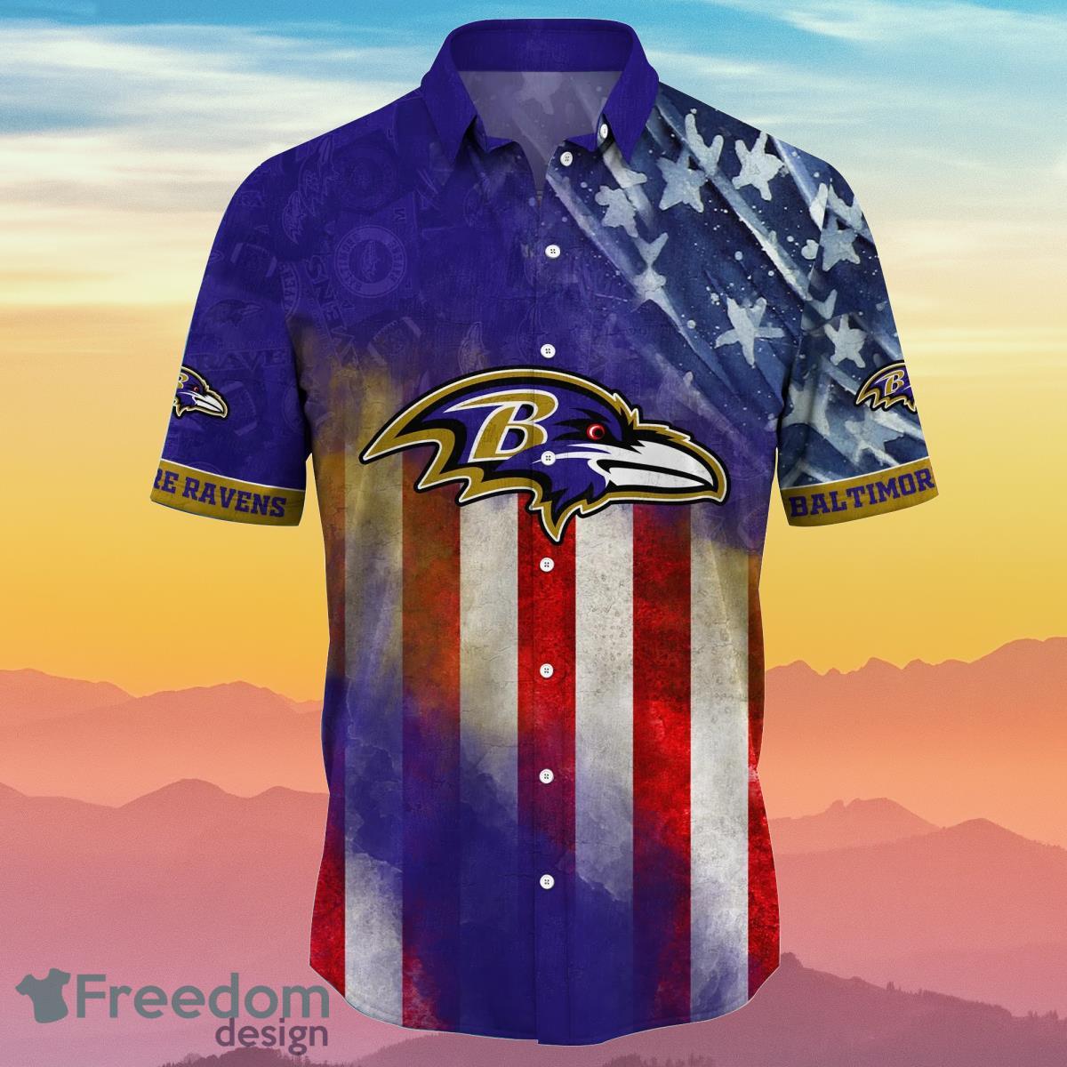 Baltimore Ravens NFL Hawaii Shirt Independence Day Summer Football Gift For True Fans Product Photo 2