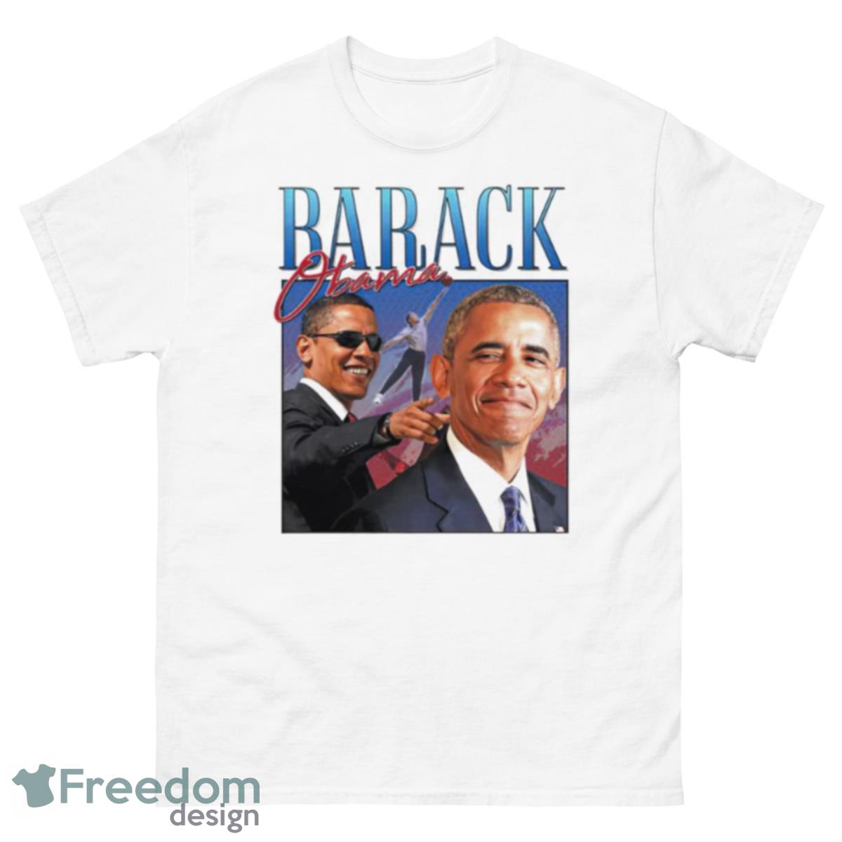 Barack Obama Photo Shirt - 500 Men’s Classic Tee Gildan