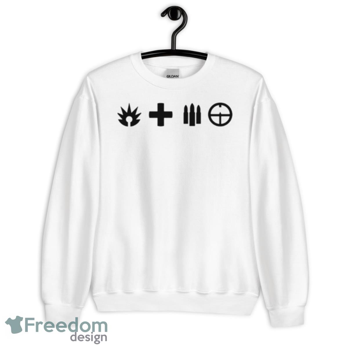 Battlefield Black Icons Shirt - Unisex Heavy Blend Crewneck Sweatshirt