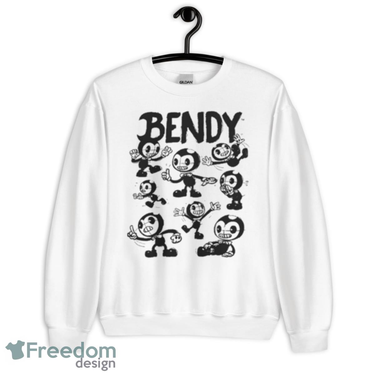 Bendy Concept Art Shirt - Unisex Heavy Blend Crewneck Sweatshirt