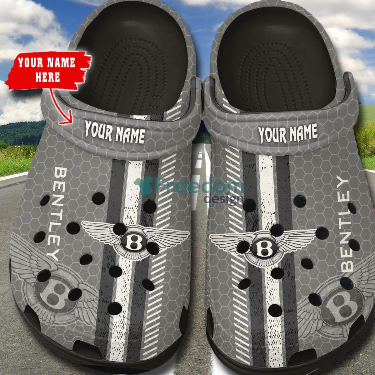 Bentley W Car And Motorcycles Logo Clog Shoes Custom Name - Bentley _2