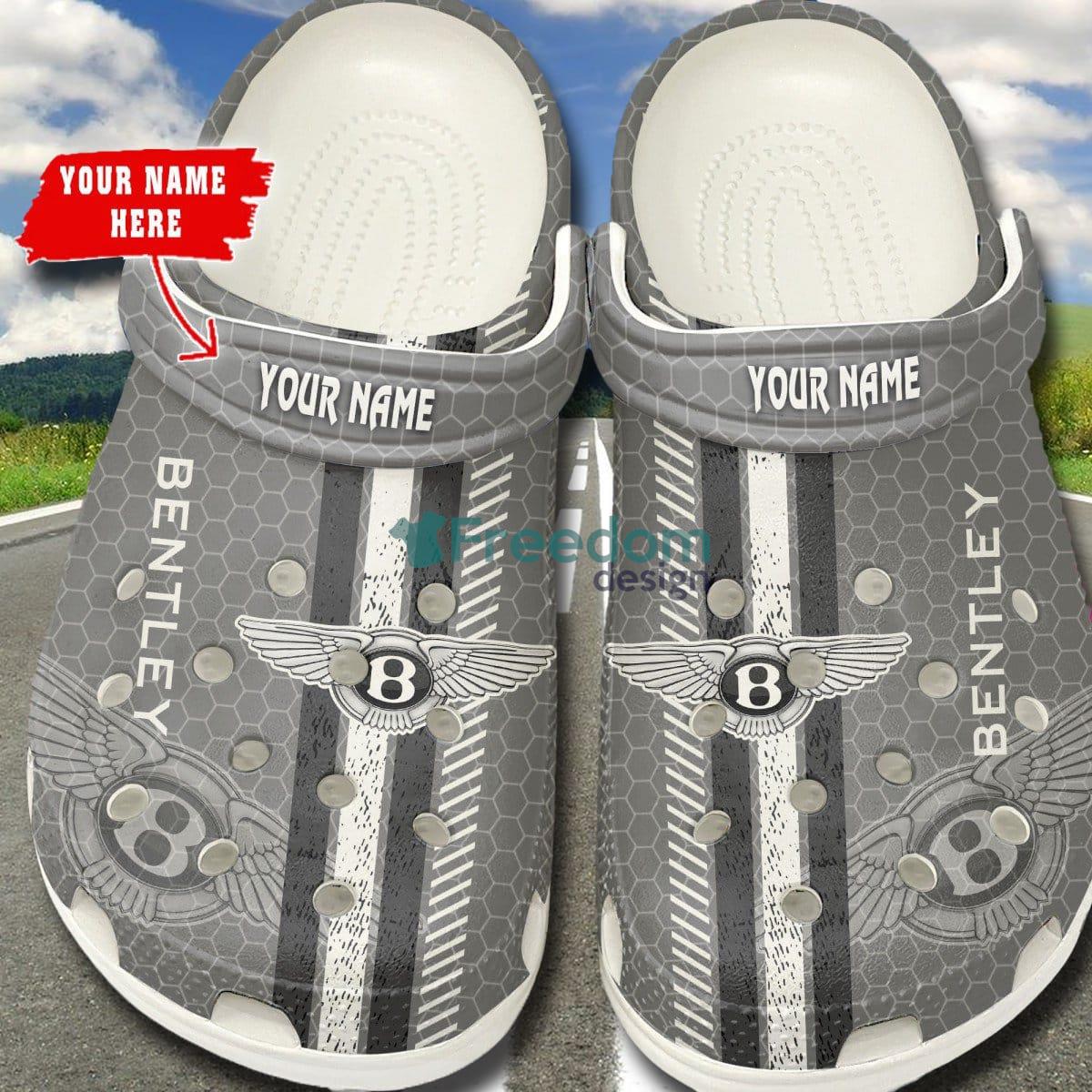 Bentley W Car And Motorcycles Logo Clog Shoes Custom Name - Bentley _1