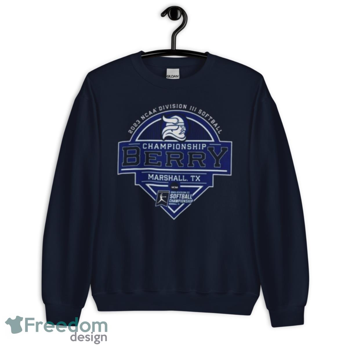 Berry University 2023 NCAA Division III Softball Championship Berry Shirt - Unisex Crewneck Sweatshirt-1