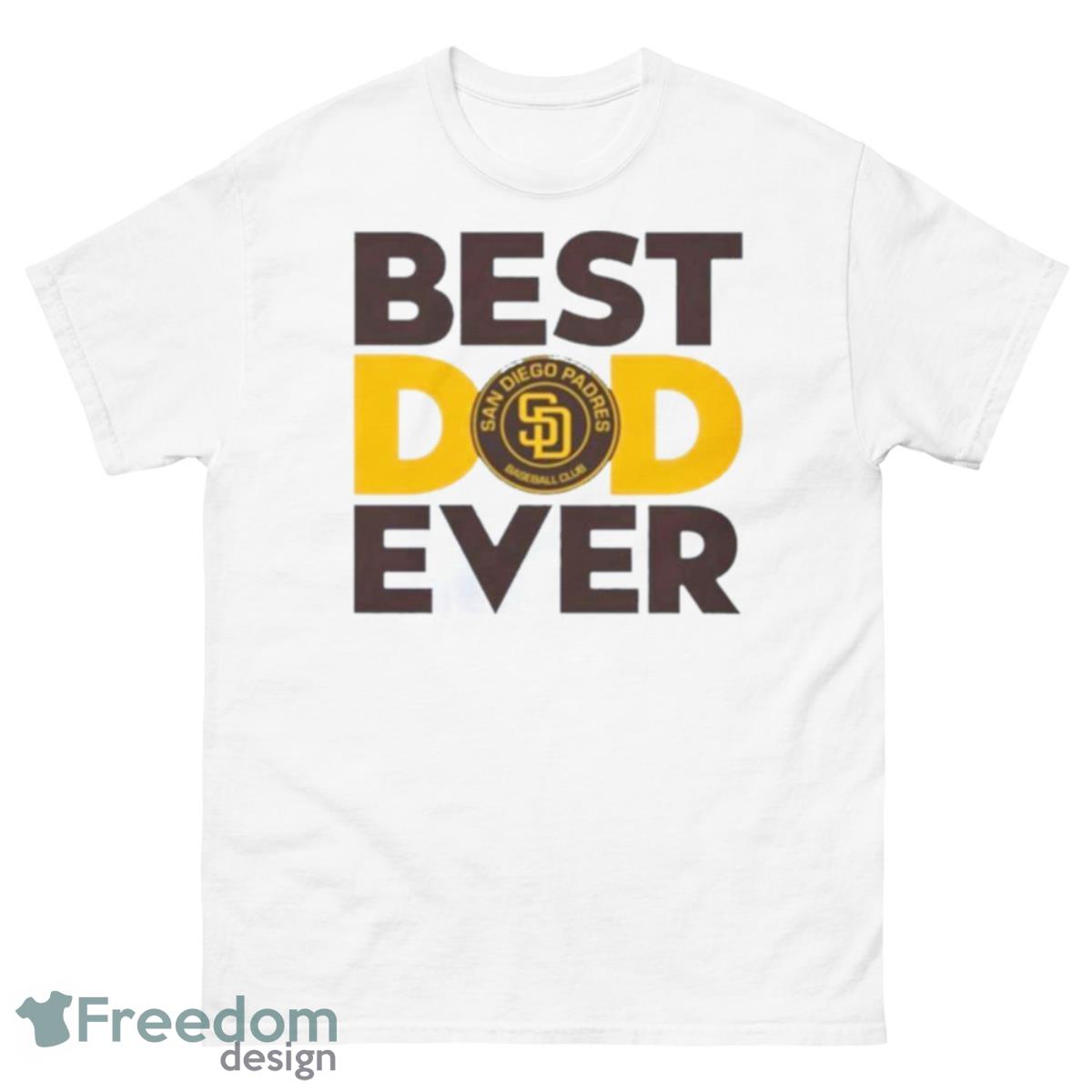 Best Dad Ever MLB San Diego Padres Logo 2023 Shirt - 500 Men’s Classic Tee Gildan