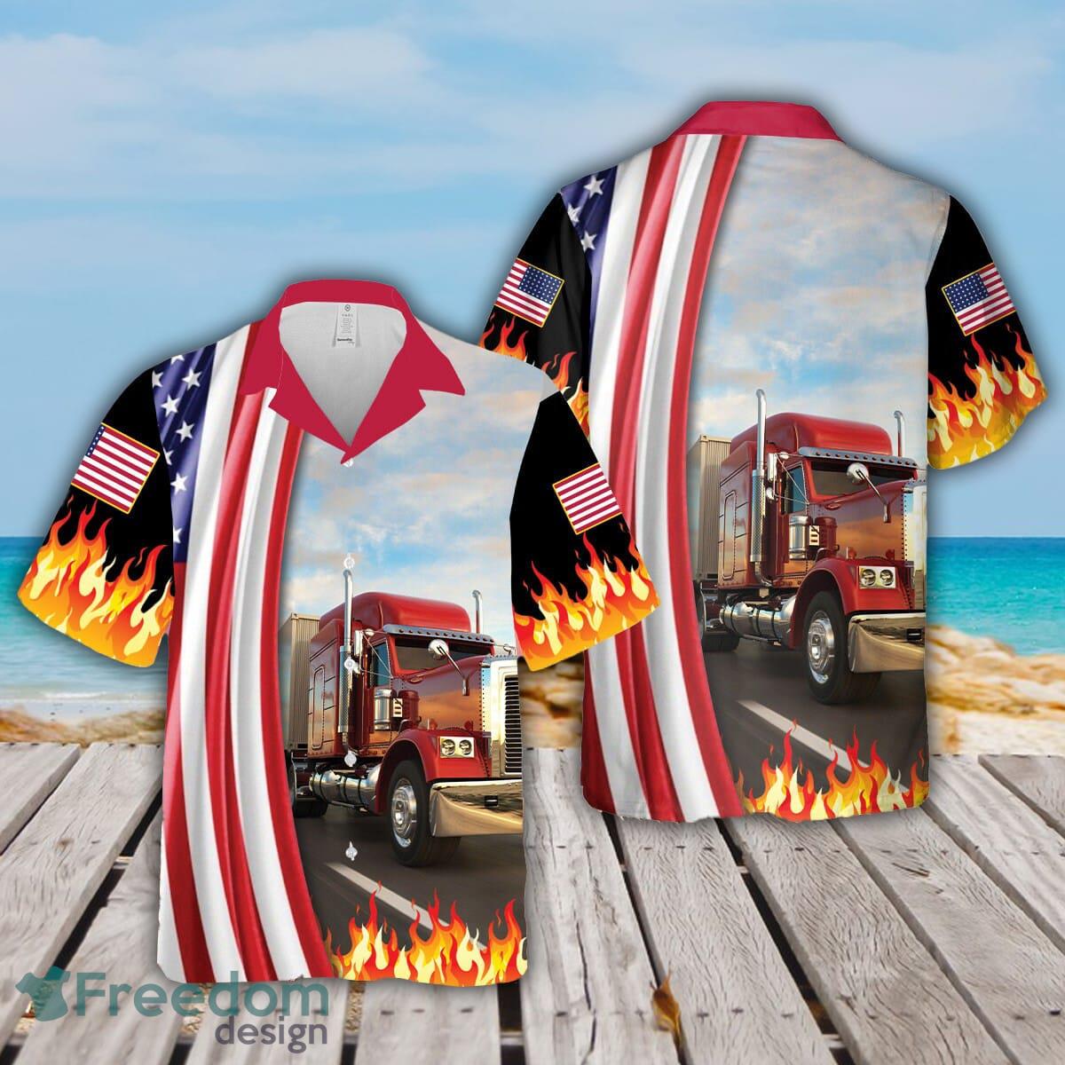 Bluey 4th Of July 3D Hawaiian Shirt Summer Beach Gift For Men And