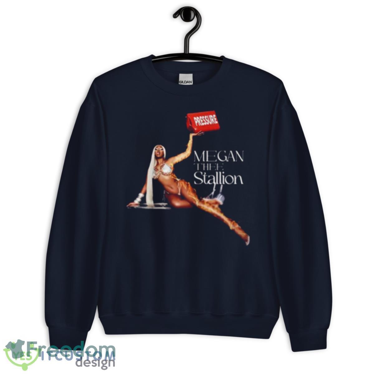 Black Art Pressure Megan Thee Stallion Shirt - Unisex Crewneck Sweatshirt-1