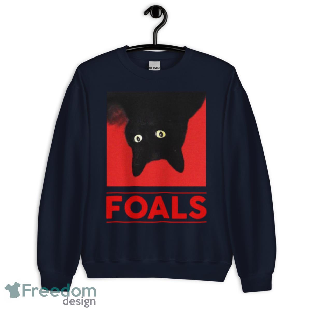 Black Cat Foals Shirt - Unisex Crewneck Sweatshirt-1