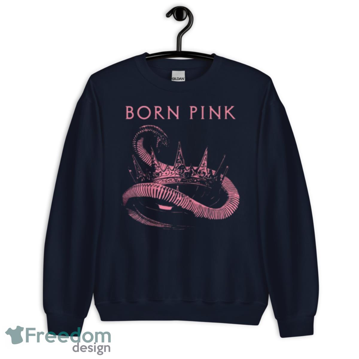 Blackpink Snake And Crown Shirt - Unisex Crewneck Sweatshirt-1