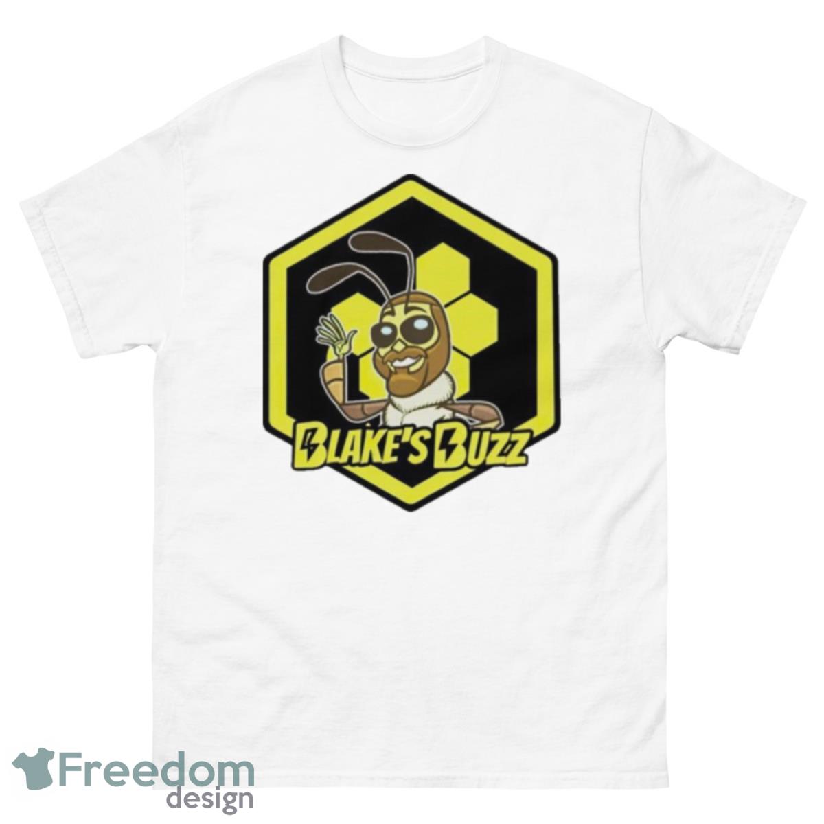 Blake’s Buzz bee logo shirt - 500 Men’s Classic Tee Gildan