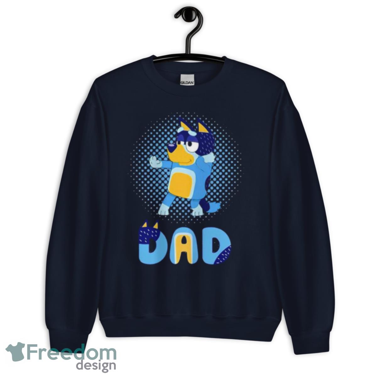 Bluey Bandit Heeler Dad Shirt - Unisex Crewneck Sweatshirt-1