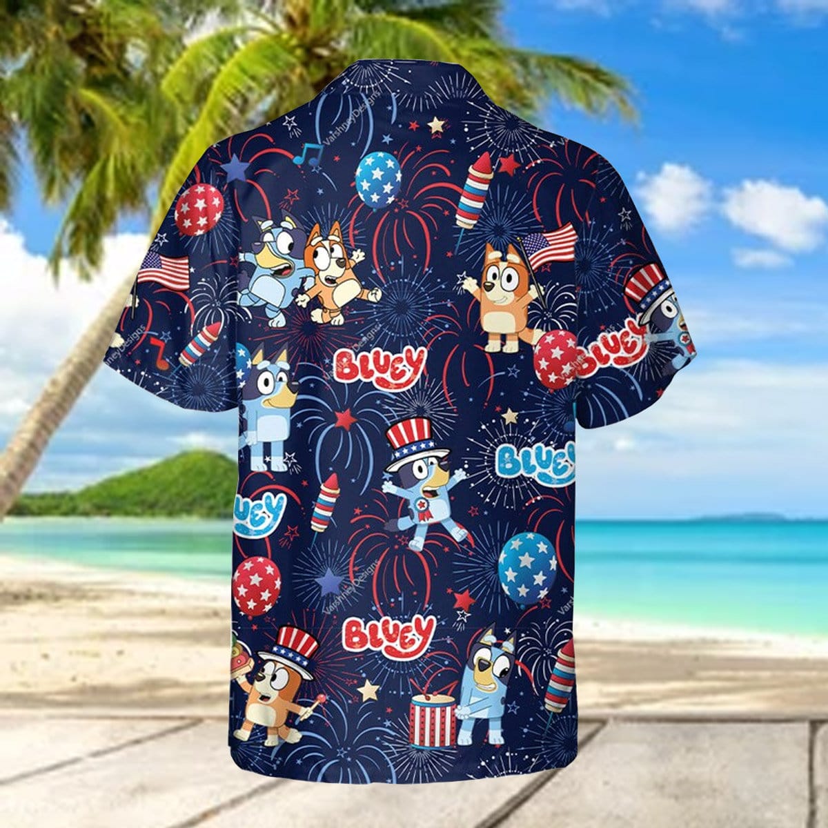 Bluey Shirt Bluey 4th Of July Button Shirt Bluey Hawaiian Shirt Summer Gift For Men And Women - 140623-110901 Bluey Shirt Bluey 4th Of July Button Shirt Bluey Hawaiian Shirt Summer Gift For Men And Women - 140623-110901