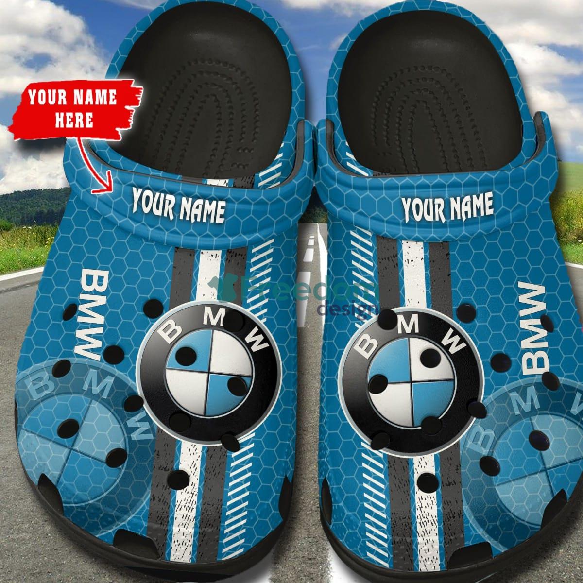 BMW Car W Car And Motorcycles Logo Clog Shoes Custom Name - BMW Car _2