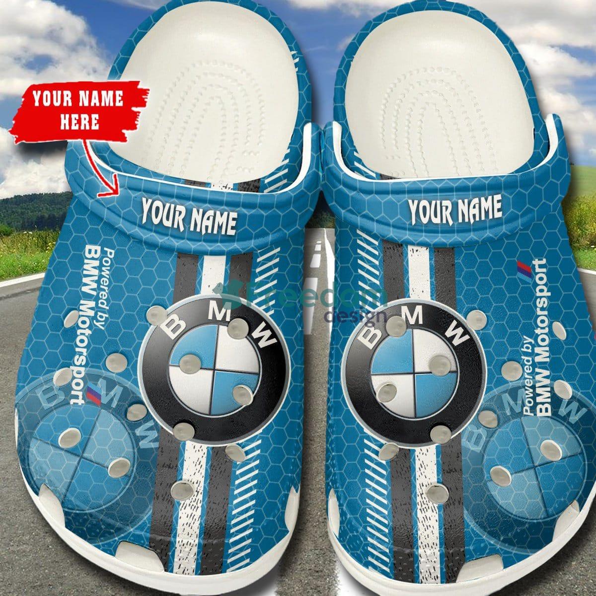 BMW Motorsport W Car And Motorcycles Logo Clog Shoes Custom Name - BMW Motorsport _1