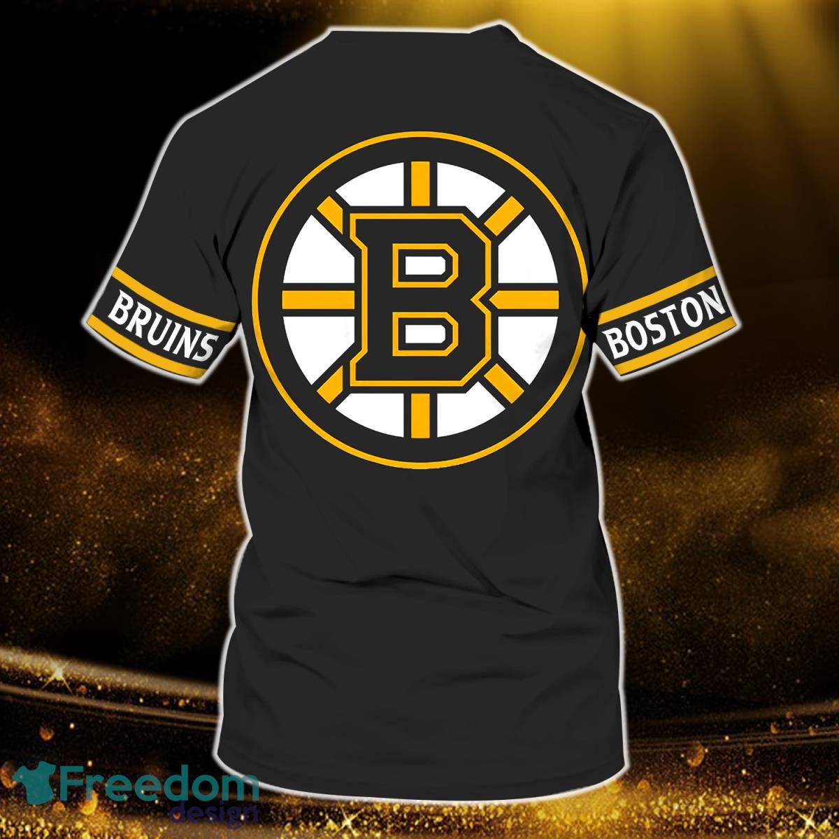 Boston Bruins Custom Name 3D Tshirt Product Photo 2