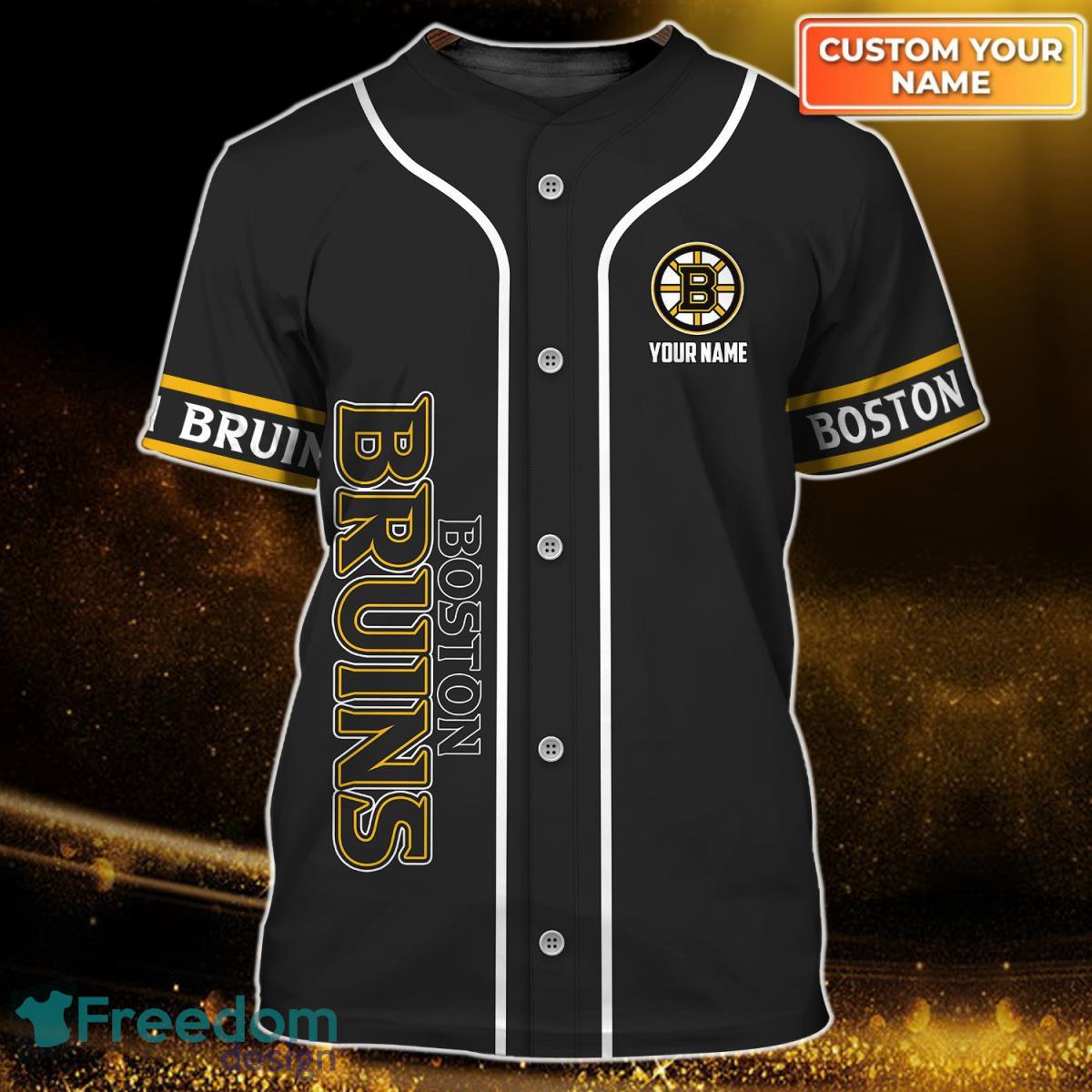 Boston Bruins Custom Name 3D Tshirt Product Photo 1