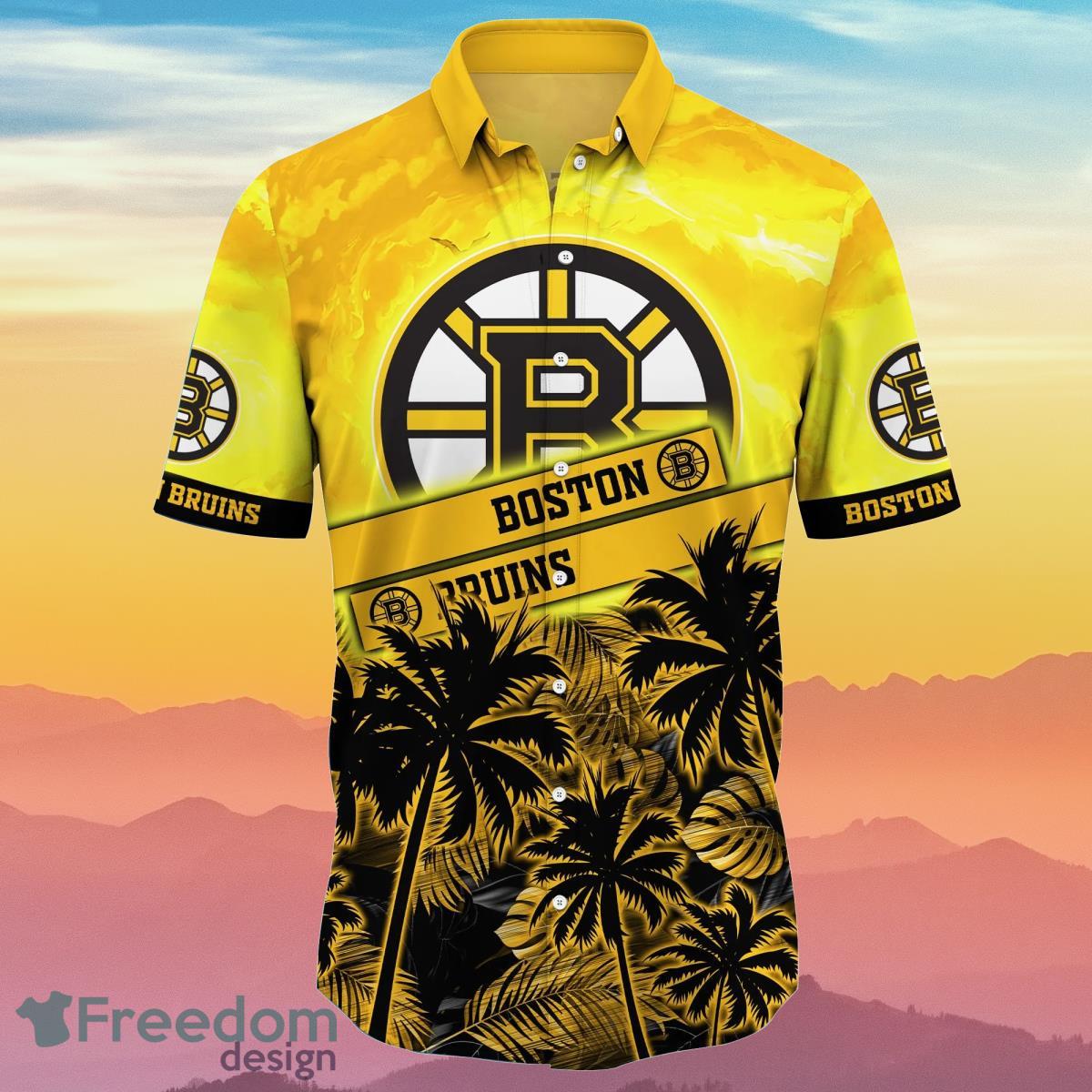 Boston Bruins NHL Flower Hawaiian Shirt Special Gift For Men And Women Fans  - Freedomdesign