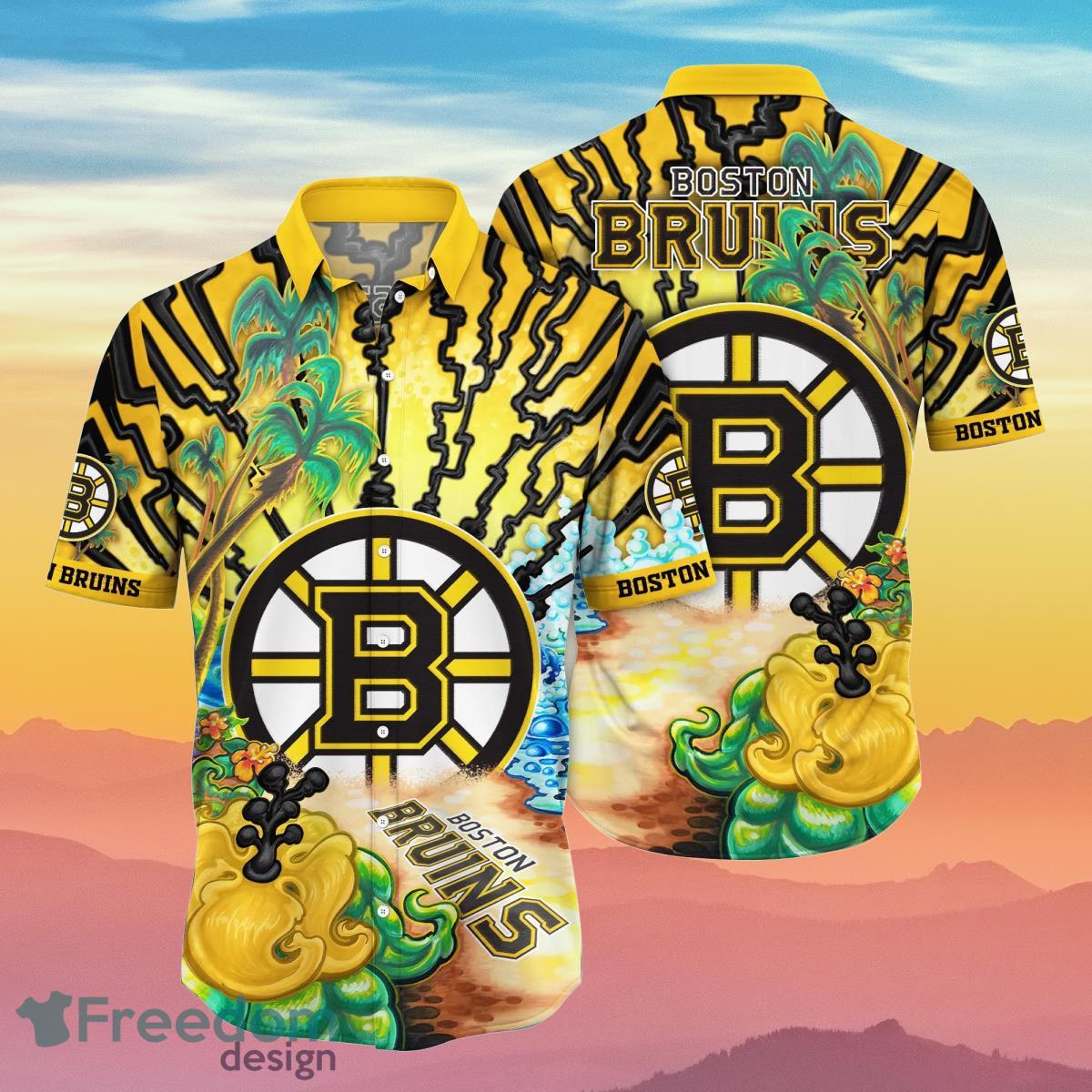 Boston Bruins NHL Flower Hawaiian Shirt Special Gift For Men And Women Fans  - Freedomdesign