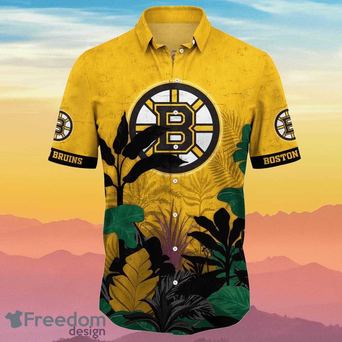 Boston Bruins NHL Flower Hawaiian Shirt Unique Gift For Fans Product Photo 2