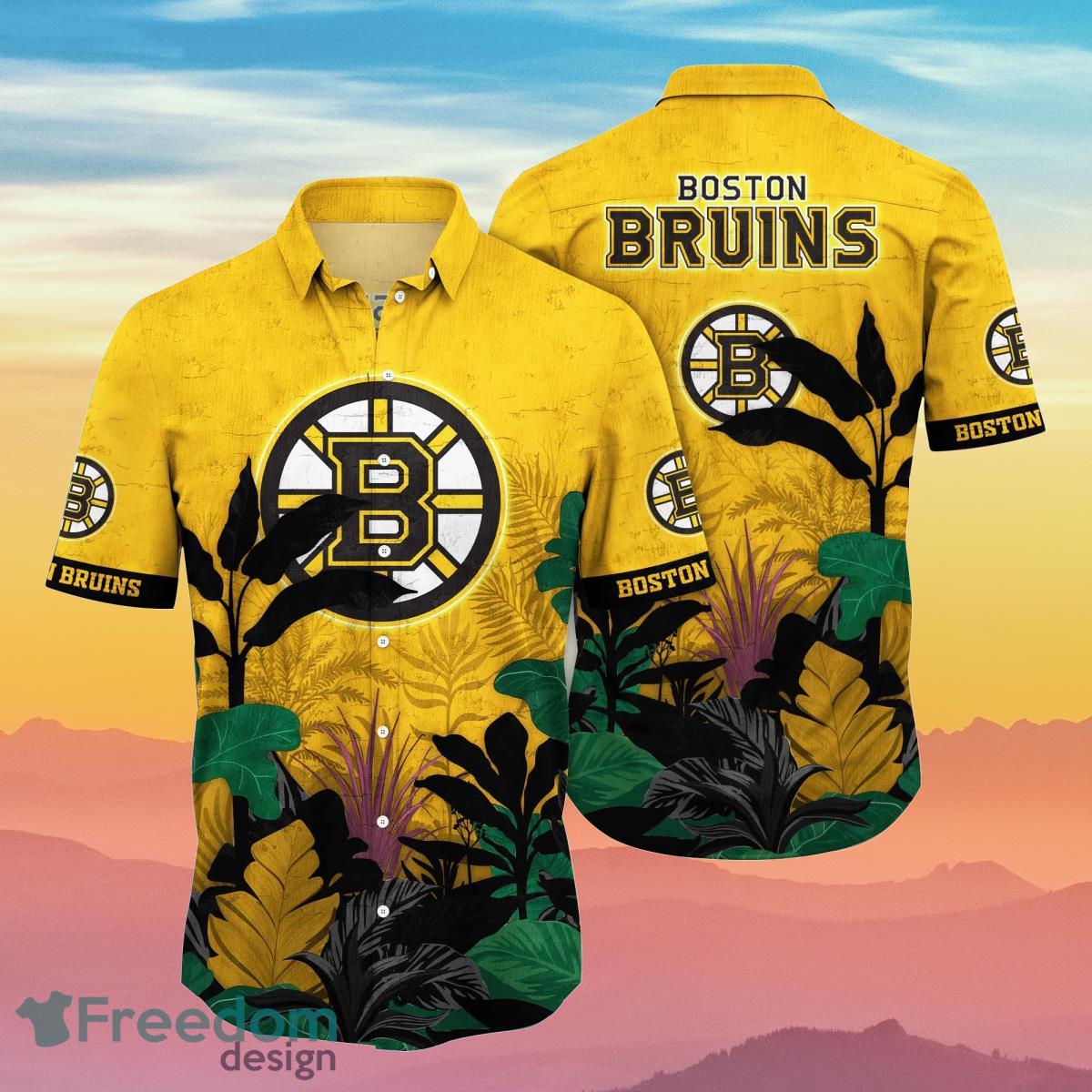 Boston Bruins NHL Flower Hawaiian Shirt Unique Gift For Fans Product Photo 1