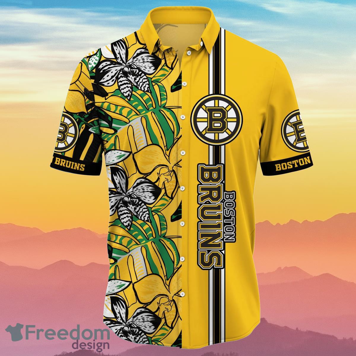 Boston Bruins NHL Flower Hawaiian Shirt Unique Gift For Real Fans Product Photo 2