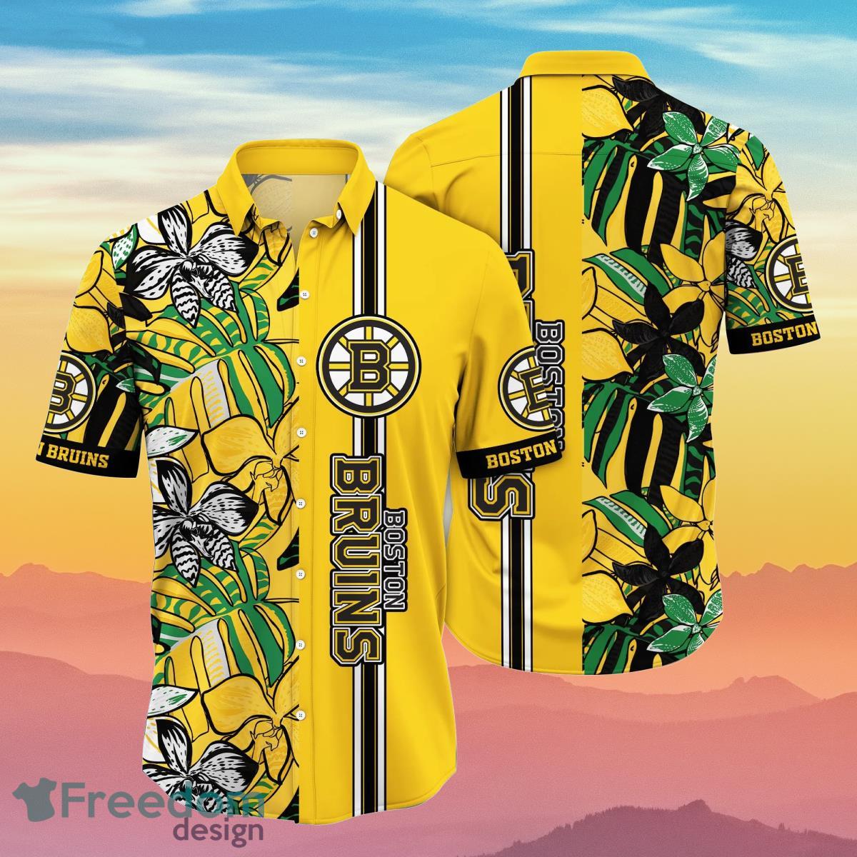 Boston Bruins NHL Flower Hawaiian Shirt Unique Gift For Real Fans Product Photo 1