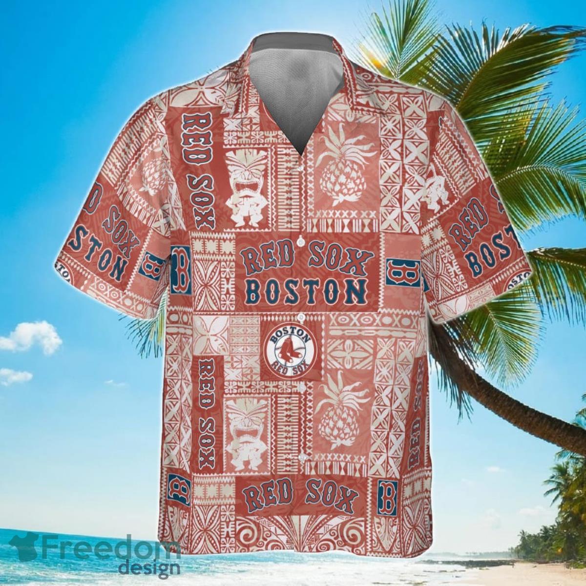 Boston Red Sox Major League Baseball 2023 Hawaiian Shirt Product Photo 2