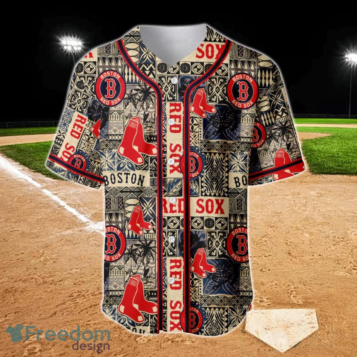 Boston Red Sox  Major League Baseball AOP Baseball Jersey Product Photo 2