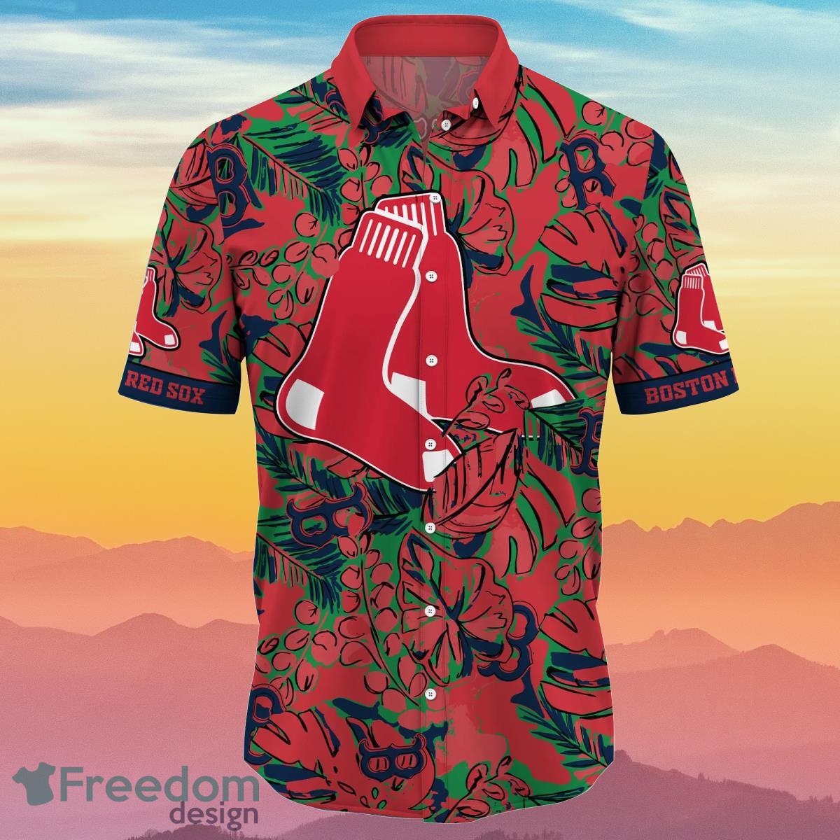 Boston Red Sox MLB Flower Hawaiian Shirt Summer Football Impressive Gift  For Real Fans - YesItCustom