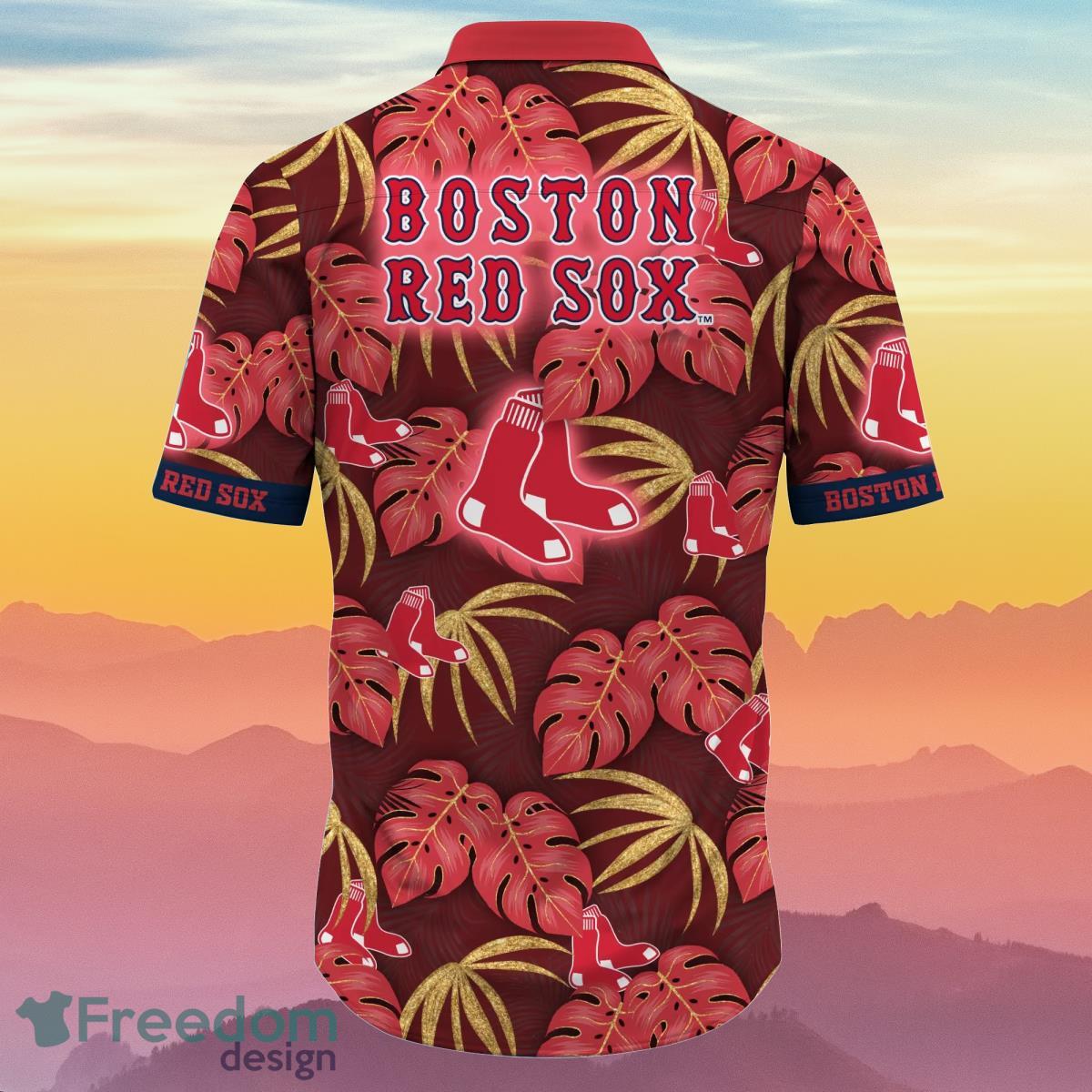 Boston Red Sox MLB Flower Hawaiian Shirt Special Gift For Men And Women -  Freedomdesign